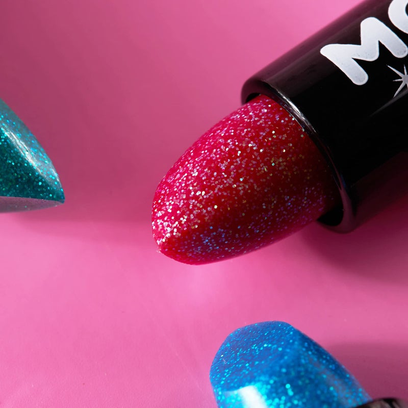 Moon Glitter Iridescent Glitter Lipstick, Cherry - Image 2